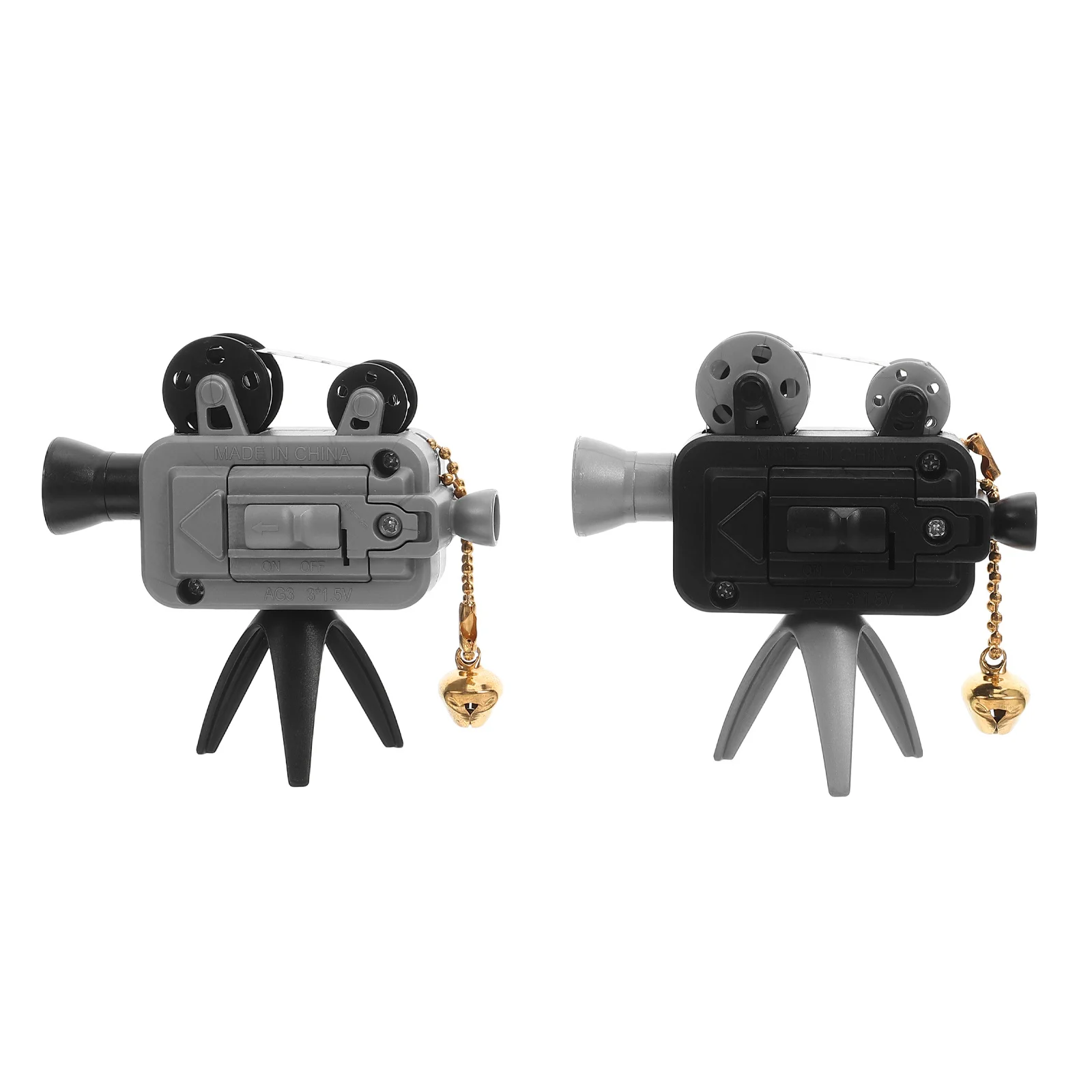 

2Pcs Mini Film Projector Retro Handcranked Portable Decor for Home Office and Parentchild Interaction Miniature Home Appliance