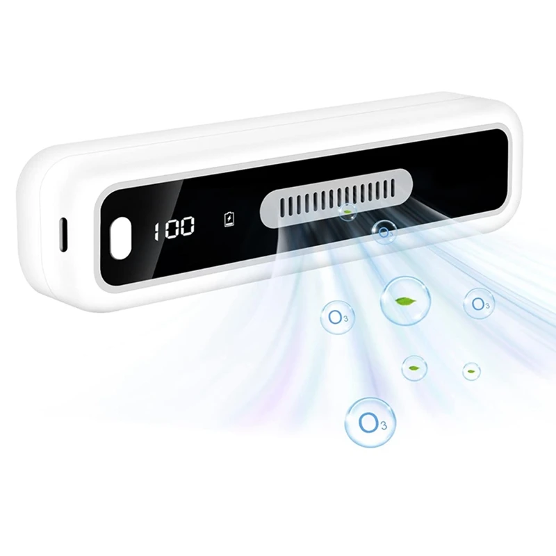 

TAIGH-Mini USB-дезодоратор для холодильника со светодиодным дисплеем, перезаряжаемый дезодоратор для холодильника, многоразовый