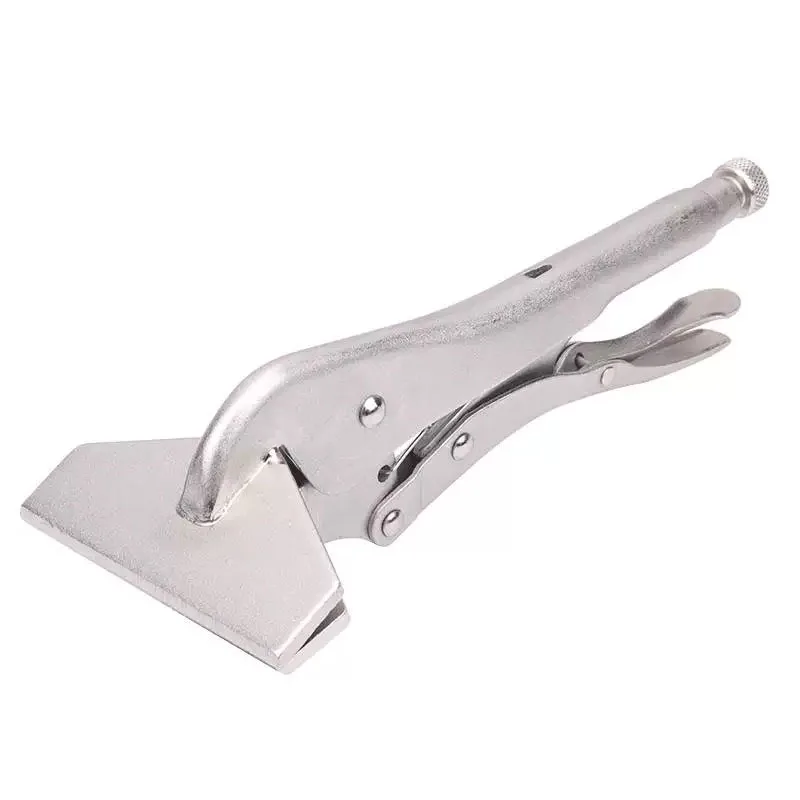 10-Inch D-type Woodworking Clamp Sheet Metal Welding Fixed Clamp 45 Steel Flat Nose Fixed Pliers Powerful Pliers