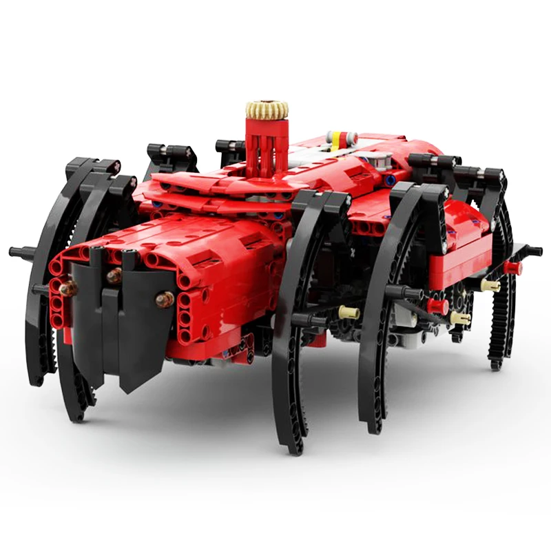 

829pcs MOC Movie Series Electronic Pet Mechanical Spider Assembly Building Blocks Halloween Tricky Prank Scary Toy Gift