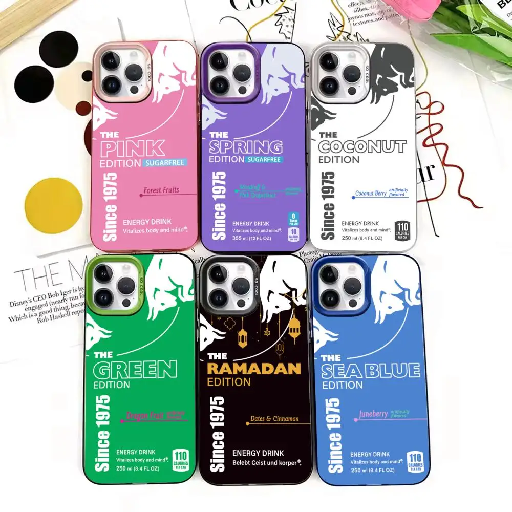 Модный красный чехол для телефона ins B-Bulles с 1975 года iPhone 16e 16 15 14 13 12 11 mini Pro Max X XR 8 7 Plus, матовый чехол с защитой от падения