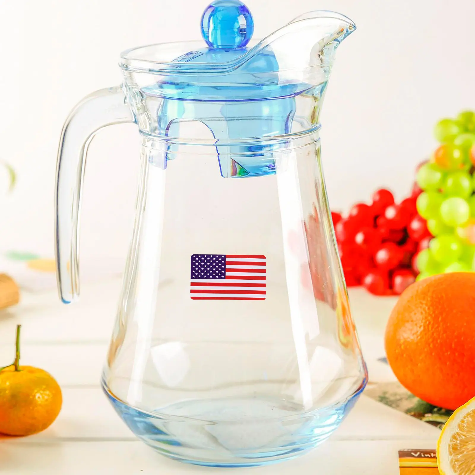 

American Flag Sticker Roll Premium Paper Material Versatile Adhesive Decal for Laptop Water Bottle Car Suitcase Planner Journal