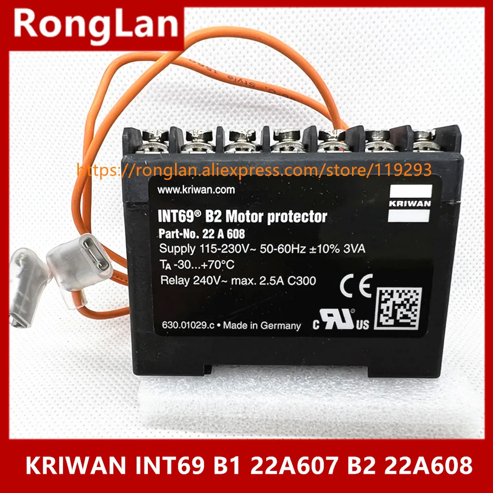 [BELLA] German original KRIWAN motor protection module INT69 B1 22A607 B2 22A608  Bizel dedicated