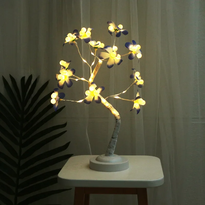 New LED Tree Lamp Home Room Living Room Decoration Bedside Decoration Night Light Nordic Style Cafe Restaurant Decoration Lamp