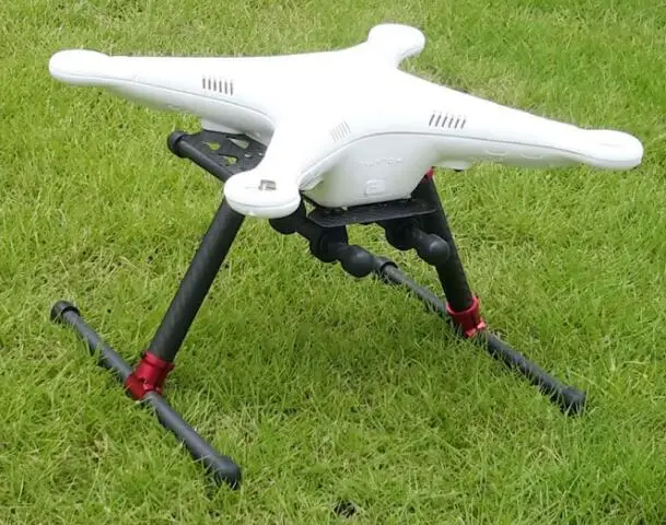 Podwozie do modernizacji ATG z płytą telemetryczną AV 2 w 1, antywibracyjny amortyzator z włókna węglowego do DJI Phantom P2 P3