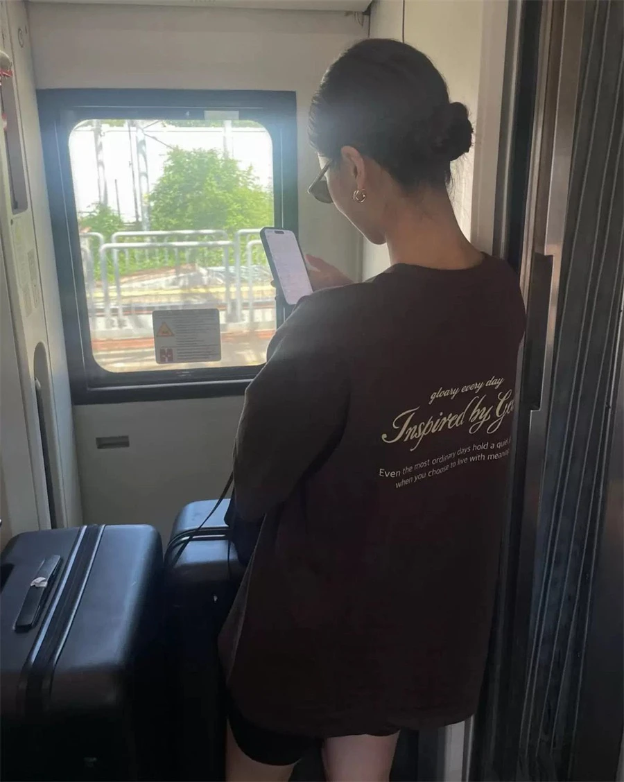 فضفاض عارضة جولة Ne إلكتروني طباعة ort Sve تي شيرت الصيف جديد Sle PREON المرأة القطن مريحة تنفس أعلى #4