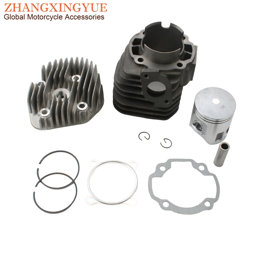 

56 мм 128cc Booster100 Nitro100 Ovetto100 Комплект цилиндров с большим отверстием и головка для MBK Booster 100 Nitro Ovetto 100cc 4VP Minarelli 2T