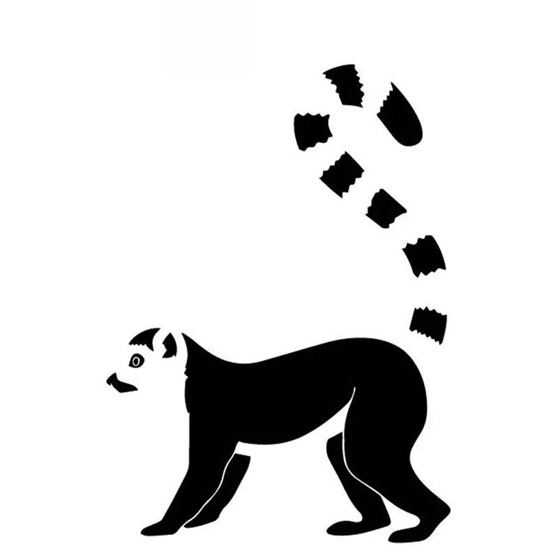 

Car Sticker Meerkat PVC Applique Decoration Car Door Car Sticker Pattern Creative Waterproof Sunscreen Black/White,17cm*12cm