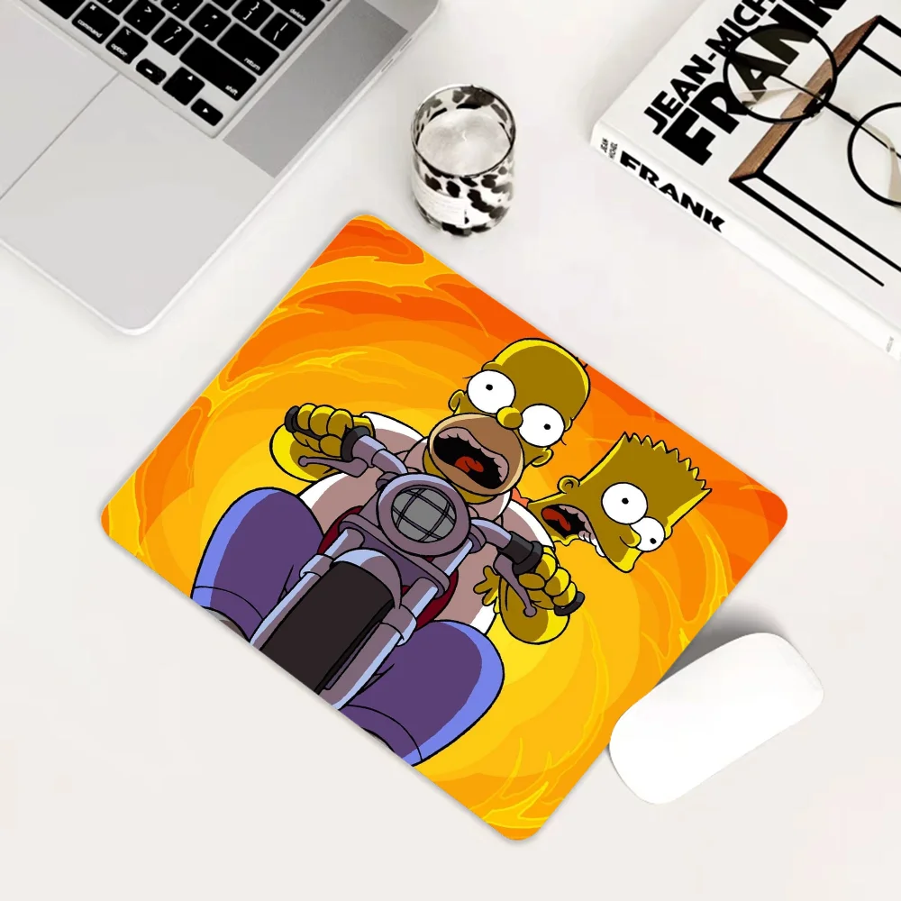 Disney Simpsons Mouse pad benutzer definierte Haut Desktop-Schreibtisch matte Kawaii Gaming-Zubehör Studenten Schreib block Padmouse Schreibtisch