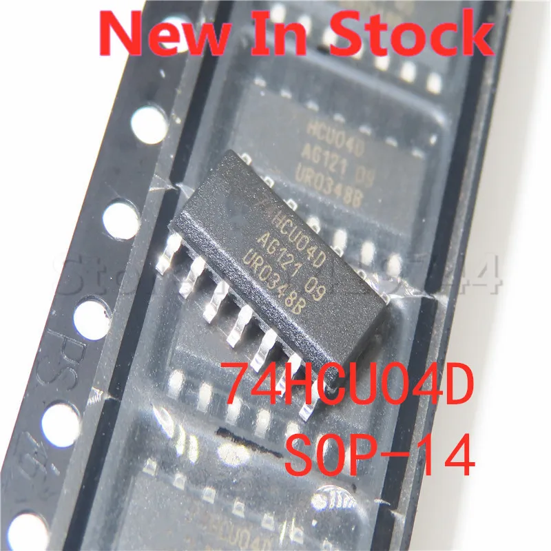 10PCS/LOT 74HCU04 74HCU04D SN74HCU04DR SMD SOP-14 logic chip In Stock NEW original IC