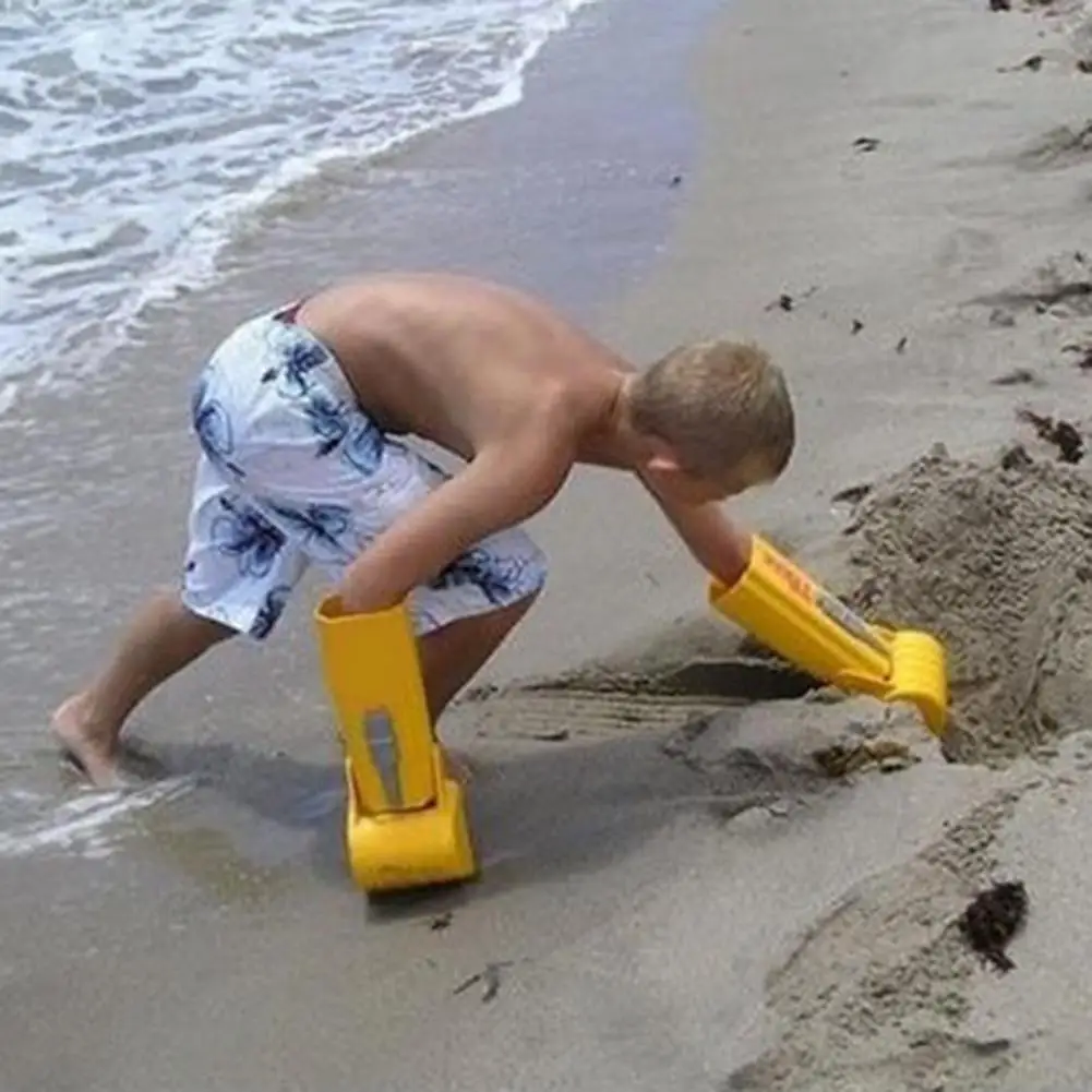 Braço de escavação de areia com articulações móveis escavadeira de areia brinquedo escavadeira de neve mão escavadeira de areia brinquedo ao ar livre praia sandbox brinquedos