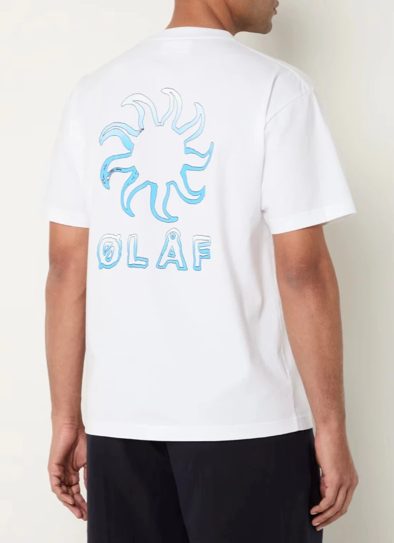 

Summer Fashion Outdoor T-shirt Sports Brand Cotton Print T-shirt Crew Neck Top Casual Loose Streetwear Unisex High Quality