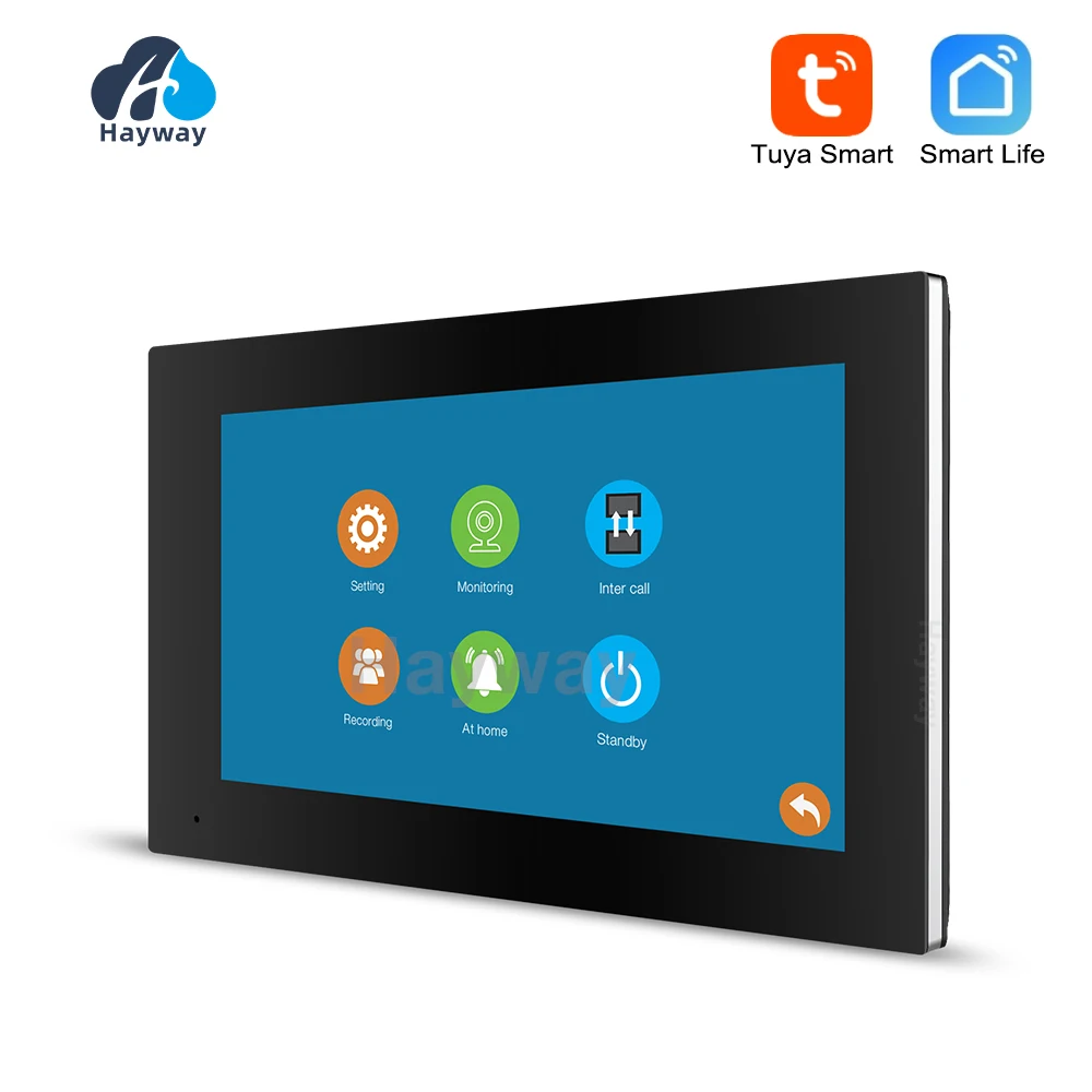 Tuya-sistema de intercomunicación inteligente para el hogar, sistema de videoportero con pantalla táctil IPS de 7 pulgadas, WiFi, entrada de puerta,