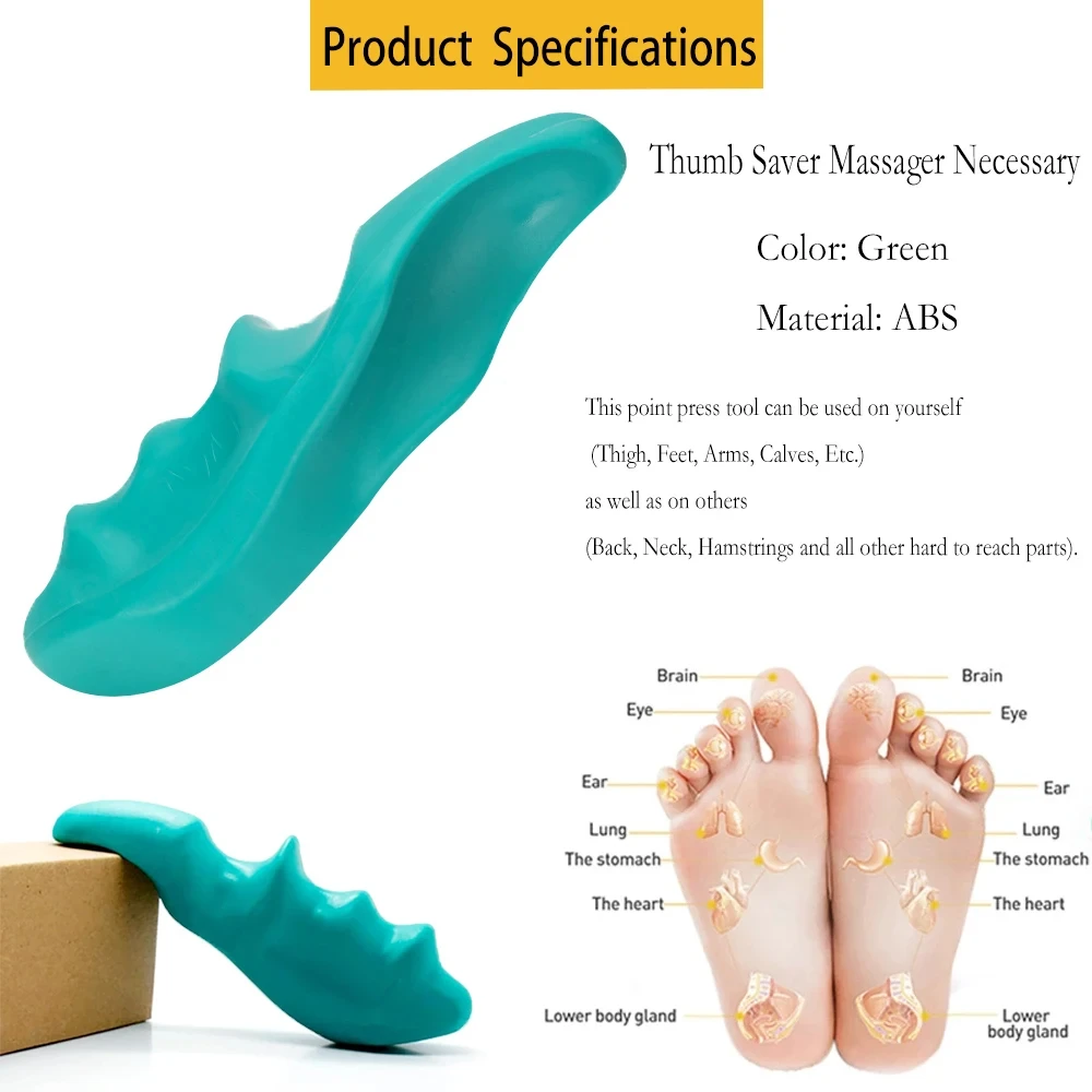 Fingerdruckpresse Triggerpunkt Daumenschoner Massagegerät Massagegerät für Lymphdrainage Muskelentspannung Pflege Manuelles Massagegerät – Detail 5