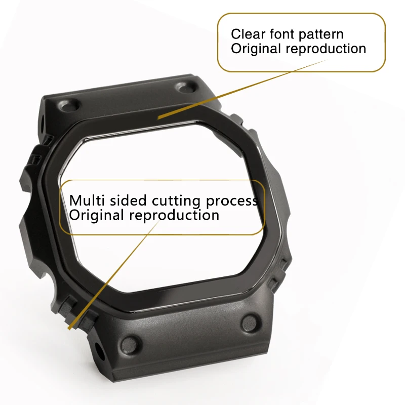 Titanium Case 5600 5610 5035 Mod Kit For Casioak Watch Metal Bezel And Strap G5600E GWB5600 GWM5610 DW5600 With Accessories Tool