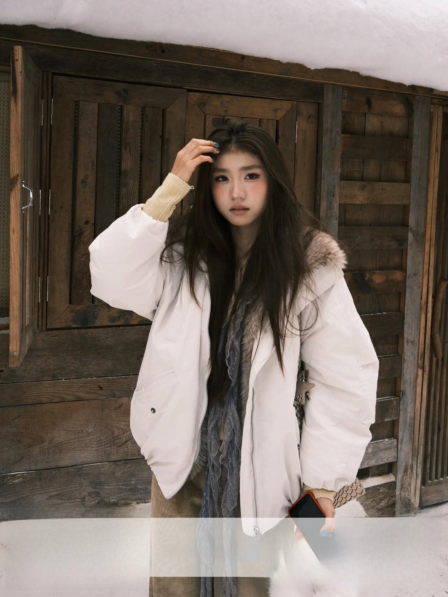 

Ограниченная серия: Женская зимняя парка Orange Tree, очень теплая, с пуховым наполнителем, в стиле ретро, длинная, свободного кроя, с воротником-стойкой.