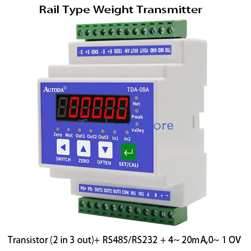 High Precision Rail Type Weight Transmitter, Instrument Weighing Signal Amplifier, Weighing Module