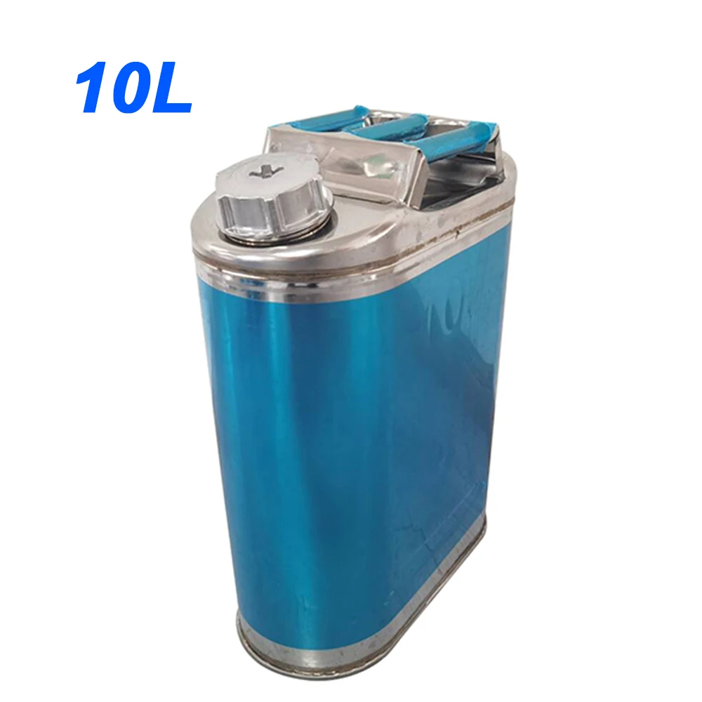 

Car mounted oil tank 10L stainless steel oil drum Fuel gun Off road vehicle Motorcycle RV trailer Spare oil tank Truck oil drum