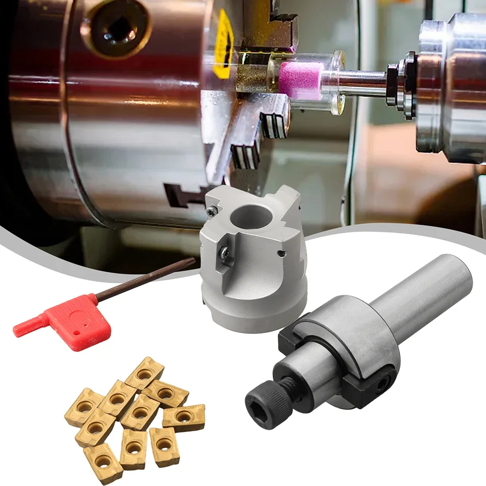 

Carbide PVD Coating for Semi Finishing Steel FMB22 Collet Holder BAP400R50224T Milling Cutter 1604APMT Inserts