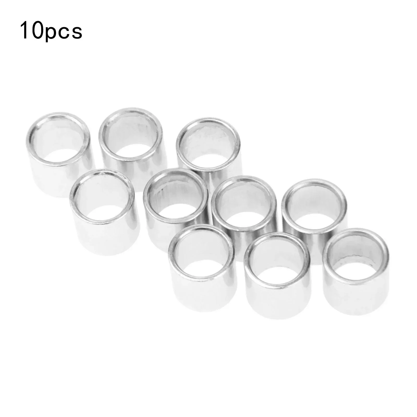 10pcs/lot Iron Skate Bearing Spacer Roller Skates Parts Speed Skate Bearing Bushing Skating Spacer 10.3mmX8.1mmX10.44mm