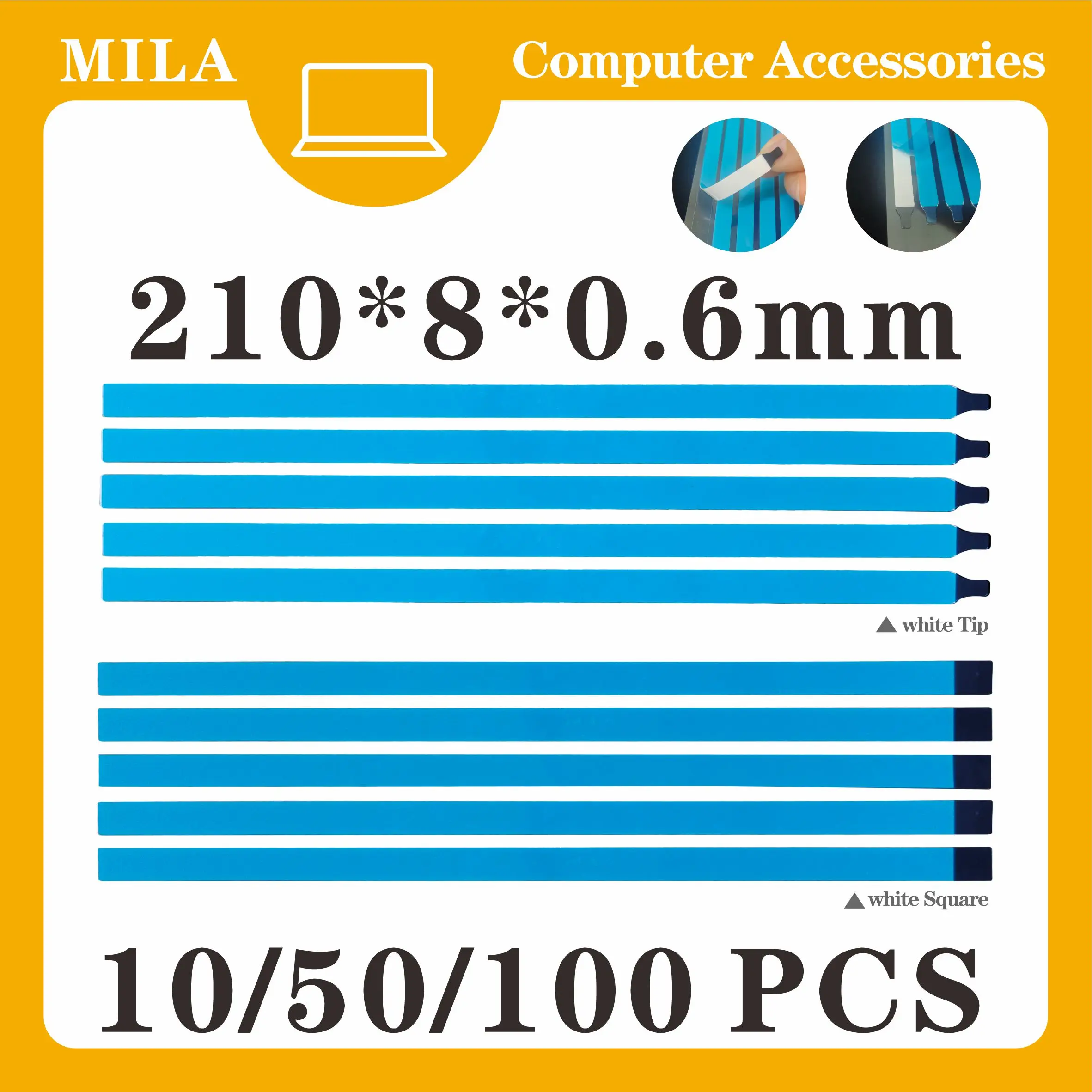 Imagem -01 - Fácil Puxar Cola para Laptop Lcd Removendo e Instalando Fita Adesiva Dupla Face Extrator de Tela Fixa 210 mm Diy facil puxar cola para laptop lcd removendo e instalando fita adesiva dupla face extrator de tela fixa 210 mm diy 01