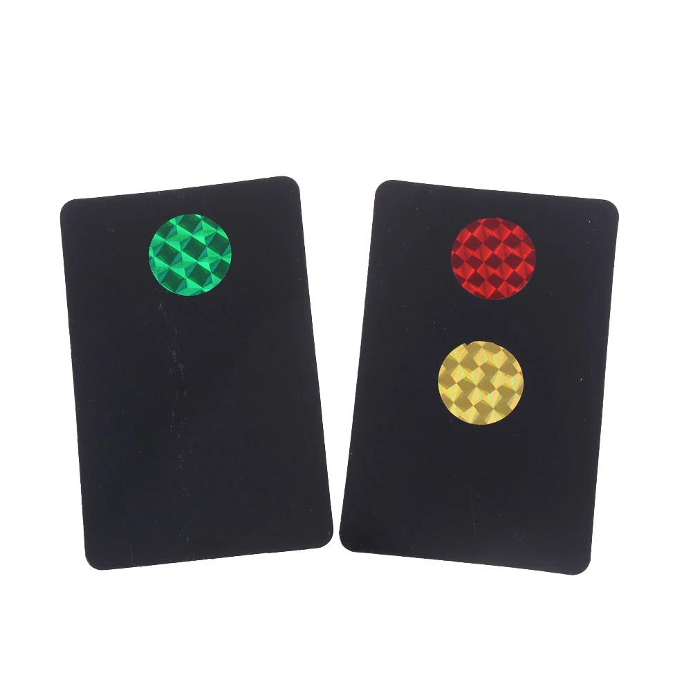 1Sets Magic Stop Light Cards Magic Tricks Traffic Light Dot Change Magia Close Up Illusion Accessories Gimmick Props Comedy