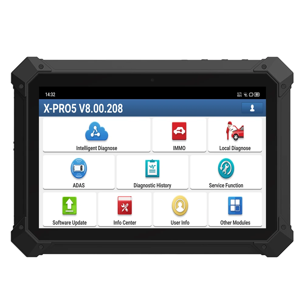 

For 10 Inch FHD Screen Rugged Android Industrial Tablet With NFC RFID Reader Barcode Car Scanner Auto Diagnostic Tool Tablet