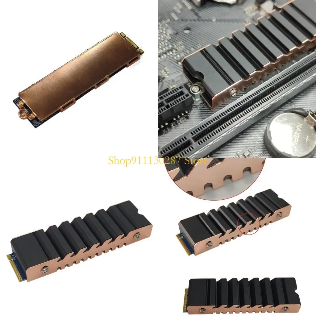 

J1HC Алюминий M.2 SSD Расточительный раковина поддерживает M.2 NVME SSD 2280.