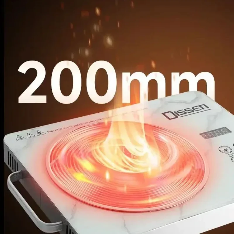 Réchaud électrique en céramique haute puissance, cuiseur à thé multifonction pour usage domestique, réchaud à chaleur rapide, conception économe en énergie, nouveau