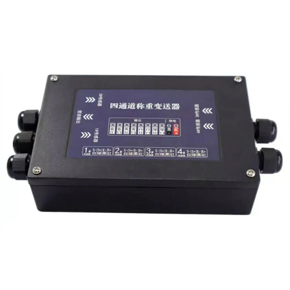 Multi-channel 4-in 4-out Load Cell Transmitter DY510 4-20ma/0-5v/0-10v Output Signal Amplifier