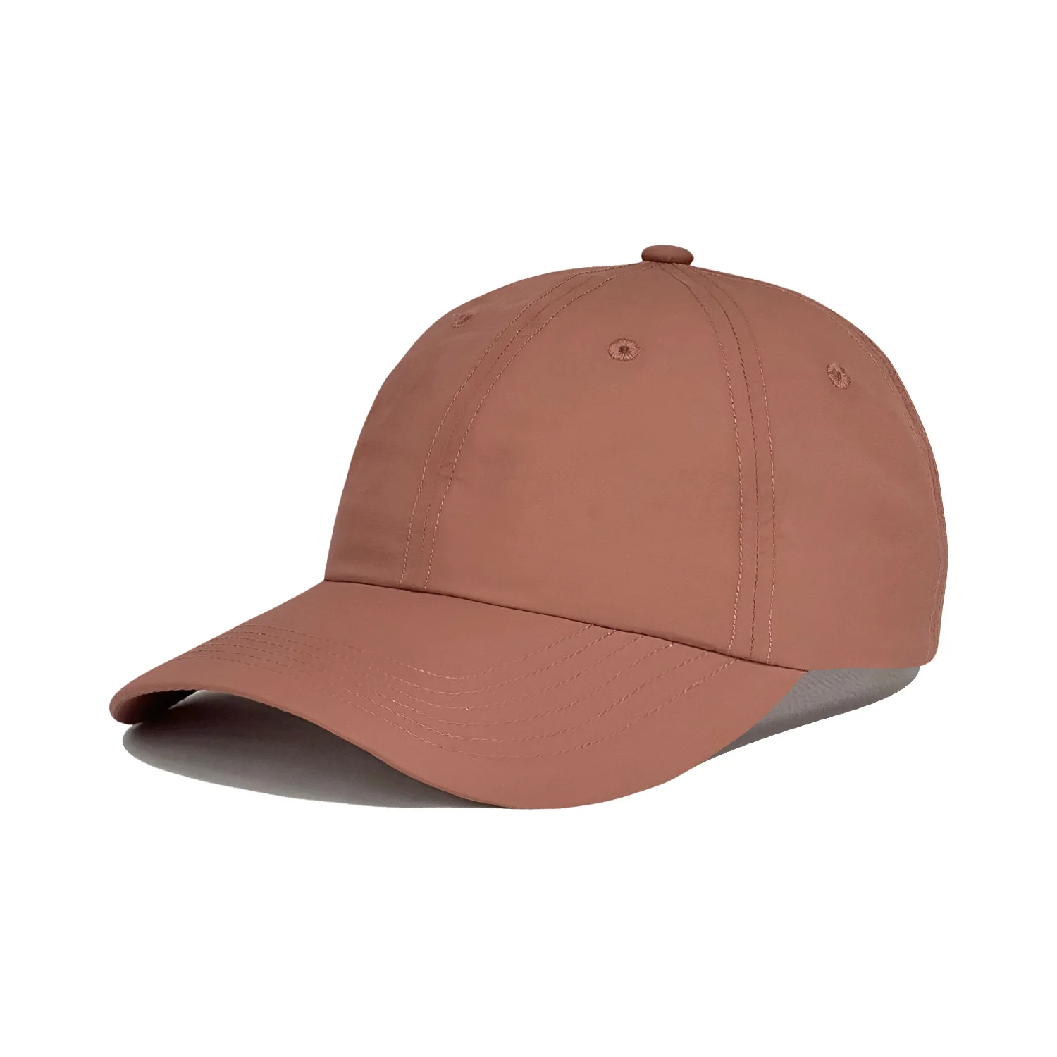 Customized Printed Logo Men And Women Outdoor Sport Baseball Cap Quick Drying Sunshade Hat Solid Color Soft Top Duck Tongue Caps