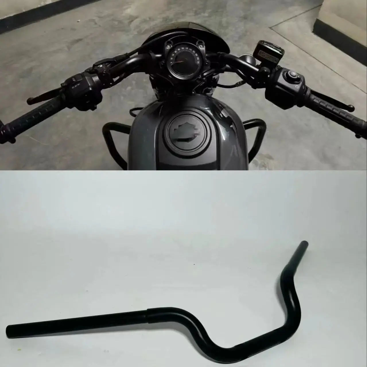 Motorcycle 1 inch Handlebar For Harley Nightster 975 Sportster S1250 Move Back 10cm  S1250 MOTO Handlebars Accessories