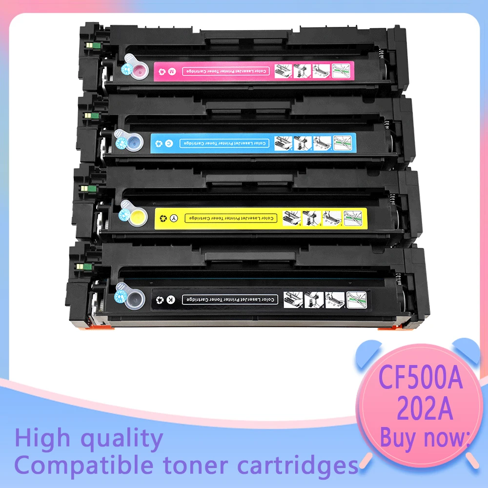 1PK Compatible 202a CF500A Color Toner Cartridge For HP Color LaserJet Pro M254 M254dw 254nw MFP M281cdw 281fdn 280 280nw