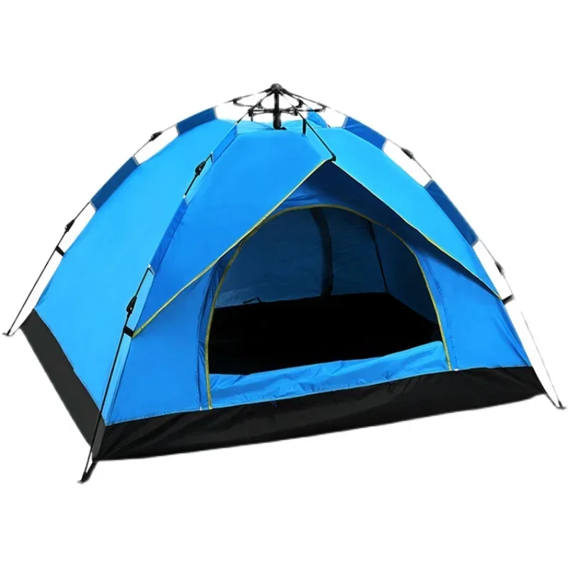 Outdoor tent camping thickened, fully automatic, quick opening, camping beach, sun protection, rain proof, portable and foldable