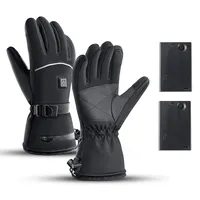 Touch Screen Heated Gloves Battery Powered Electric Heated Gloves Warm Heated Gloves Cold-Proof 3 Gear Temperature for Men Women