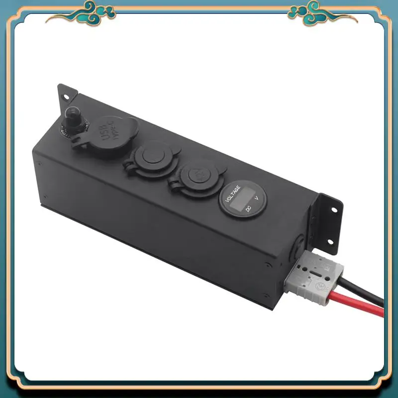 

Новейший 12-24 В RV Многофункциональный блок питания 3-в-1 с шнуром питания 50 А для яхт, лодки, источник питания, вольтметр, автомобильное зарядное устройство, легкое в использовании