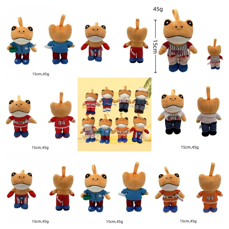 Nuevo Sapo Concho Bad Bunny peluche lindo Concho Rana Plushie llavero bolsa de dibujos animados decoración muñeco de peluche colgante juguete Fans regalo de Navidad