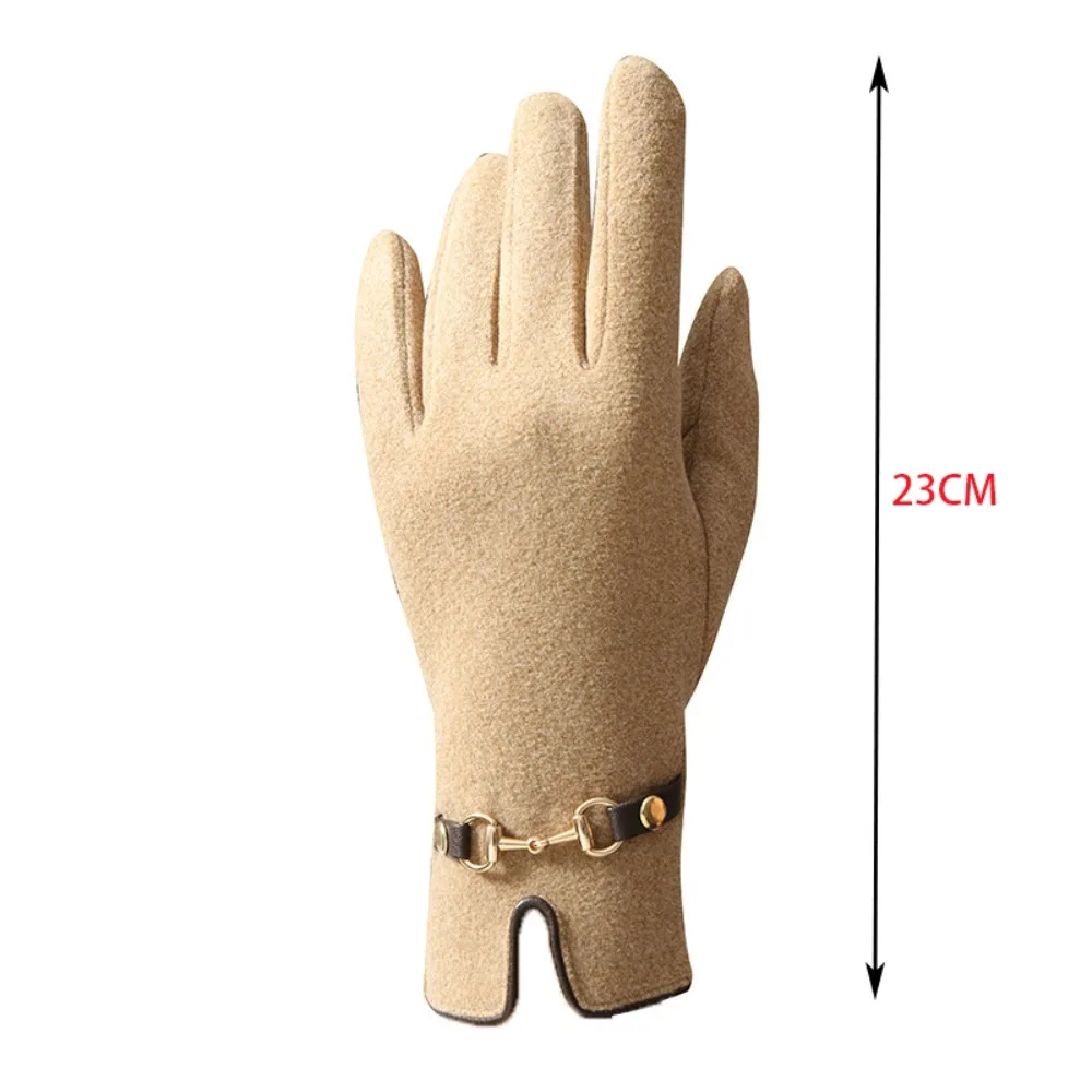 Guantes de invierno para pantalla táctil, manoplas cálidas de dedo completo para conducir, ciclismo, gran oferta