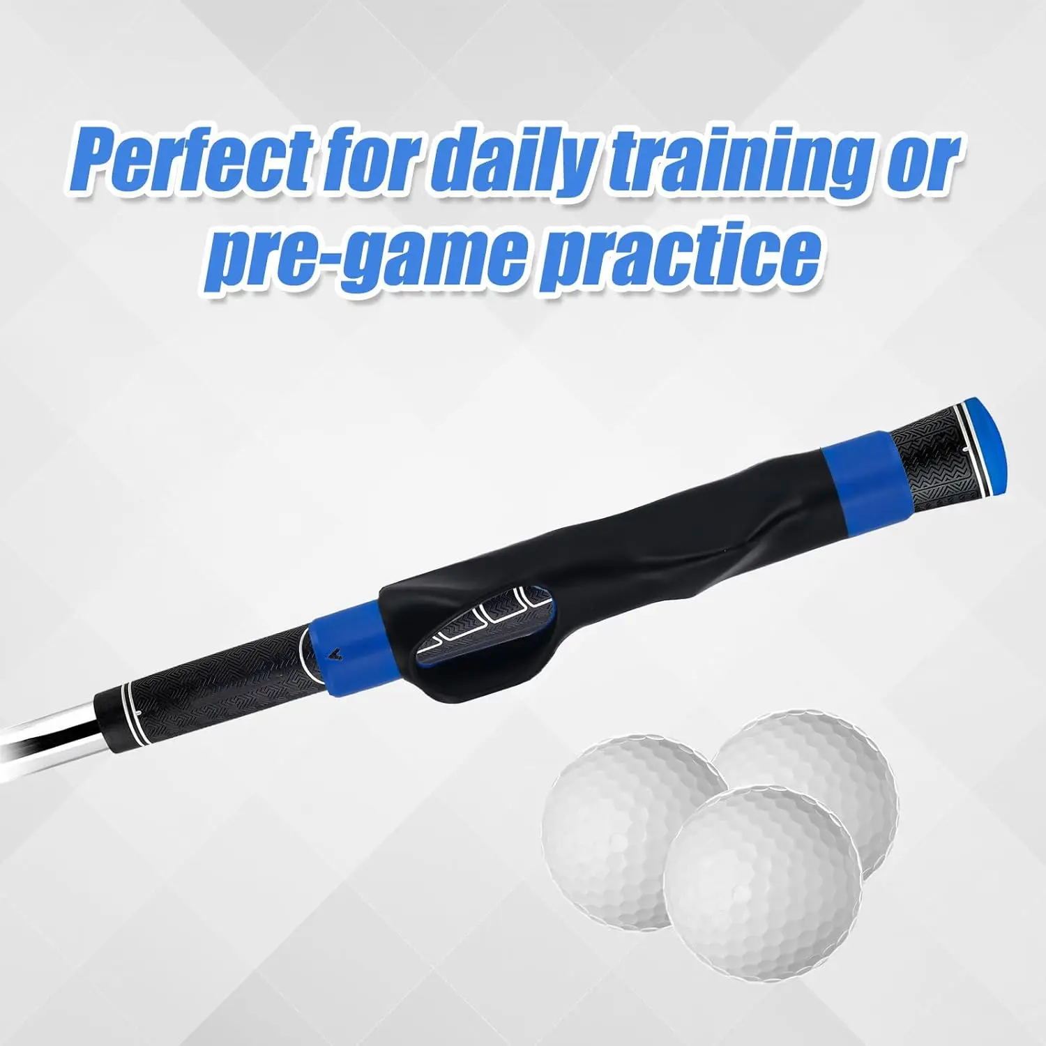 Golf Club Multiple Colors Grips Rubber Swing Training Standard Teaching Practice Training Tool Aid For Right Left Hand Golfer