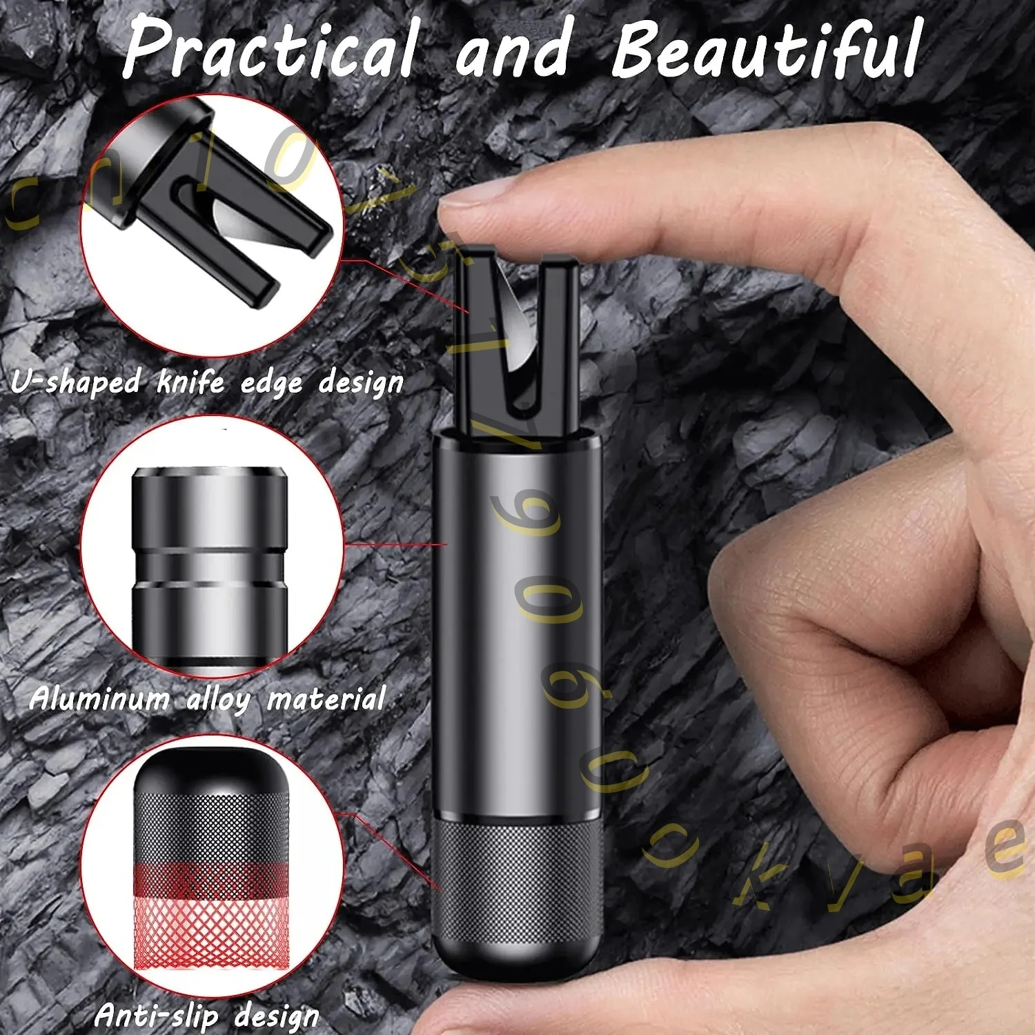Mini Car Window Breaker Emergency Tool Tungsten Steel Tip Seatbelt Cutter Portable Auto Escape Safety Hammer for Car