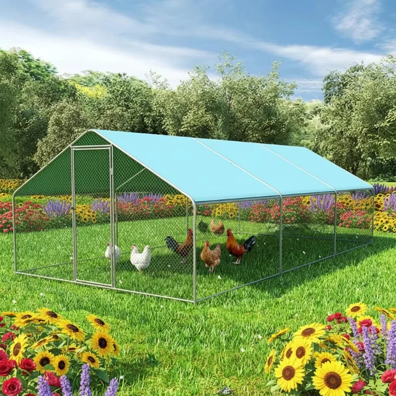 

Heavy Duty Large Outdoor Chicken Coop Spacious Durable Breeding House Ideal for Laying Hens Backyard Farming Use