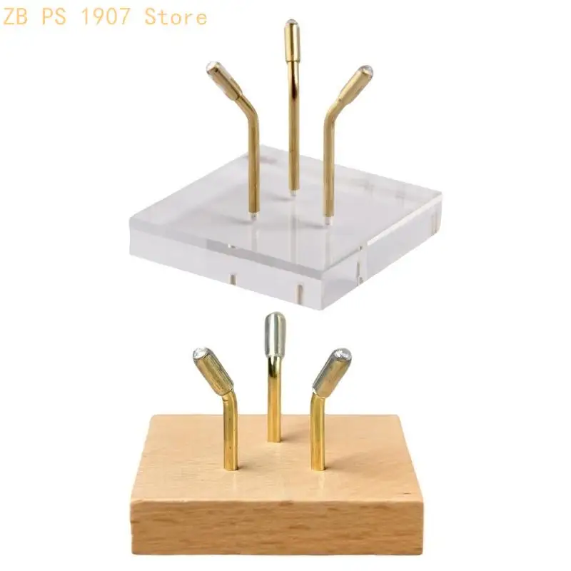 

Элегантные драгоценные камни на витрине стойки декоративная деревянная подставка для геодеров и минералов 55ka