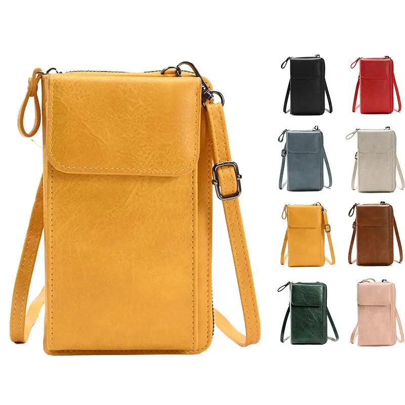 New Fashion Small Square Bag Women Shoulder Bags Commuter Crossbody Bags Multifinonal Leisure Versatile Mobile Phone Bag Wallet