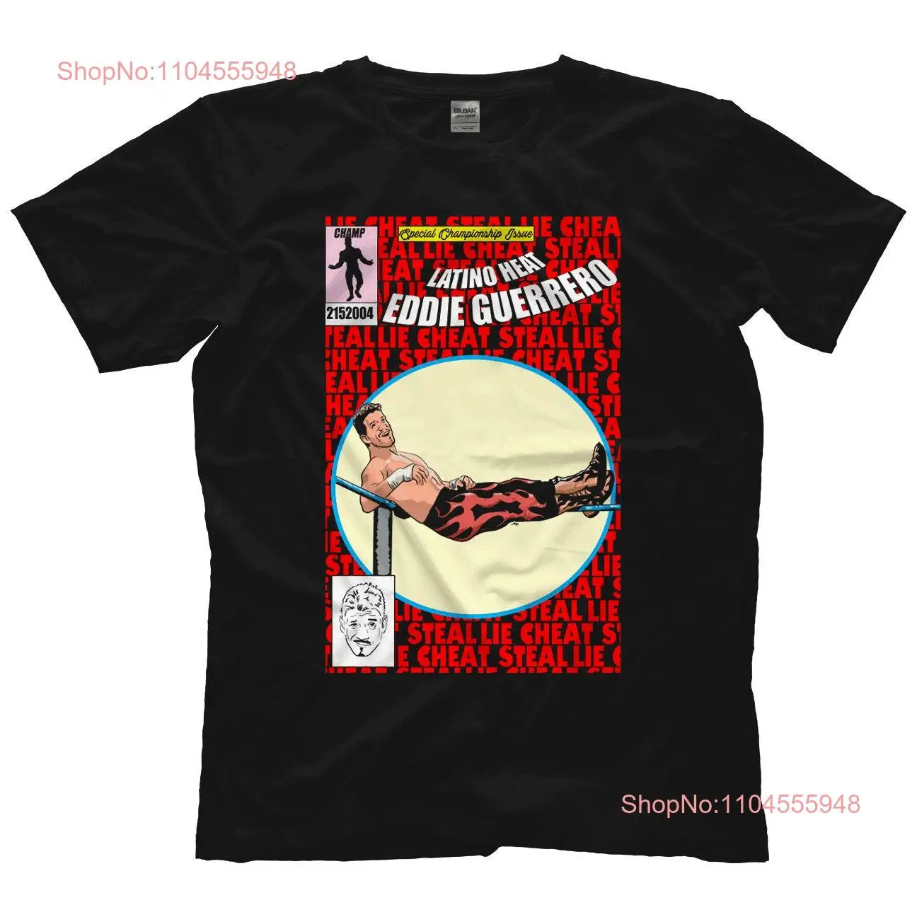 Eddie Guerrero Comic T Shirt long or short sleeves