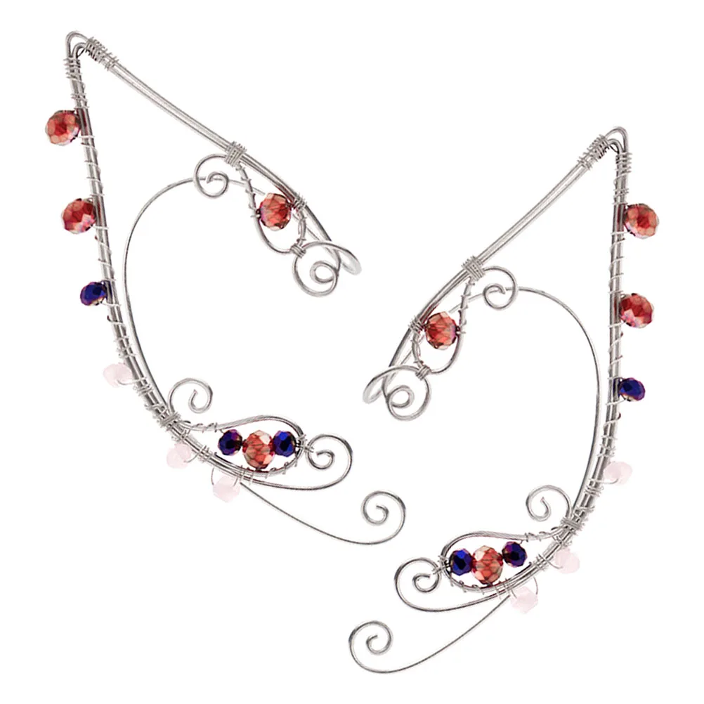 

Unpierced Ear Clips Cuffs Earring Crystal Earrings Non Piercing for Women Accessories