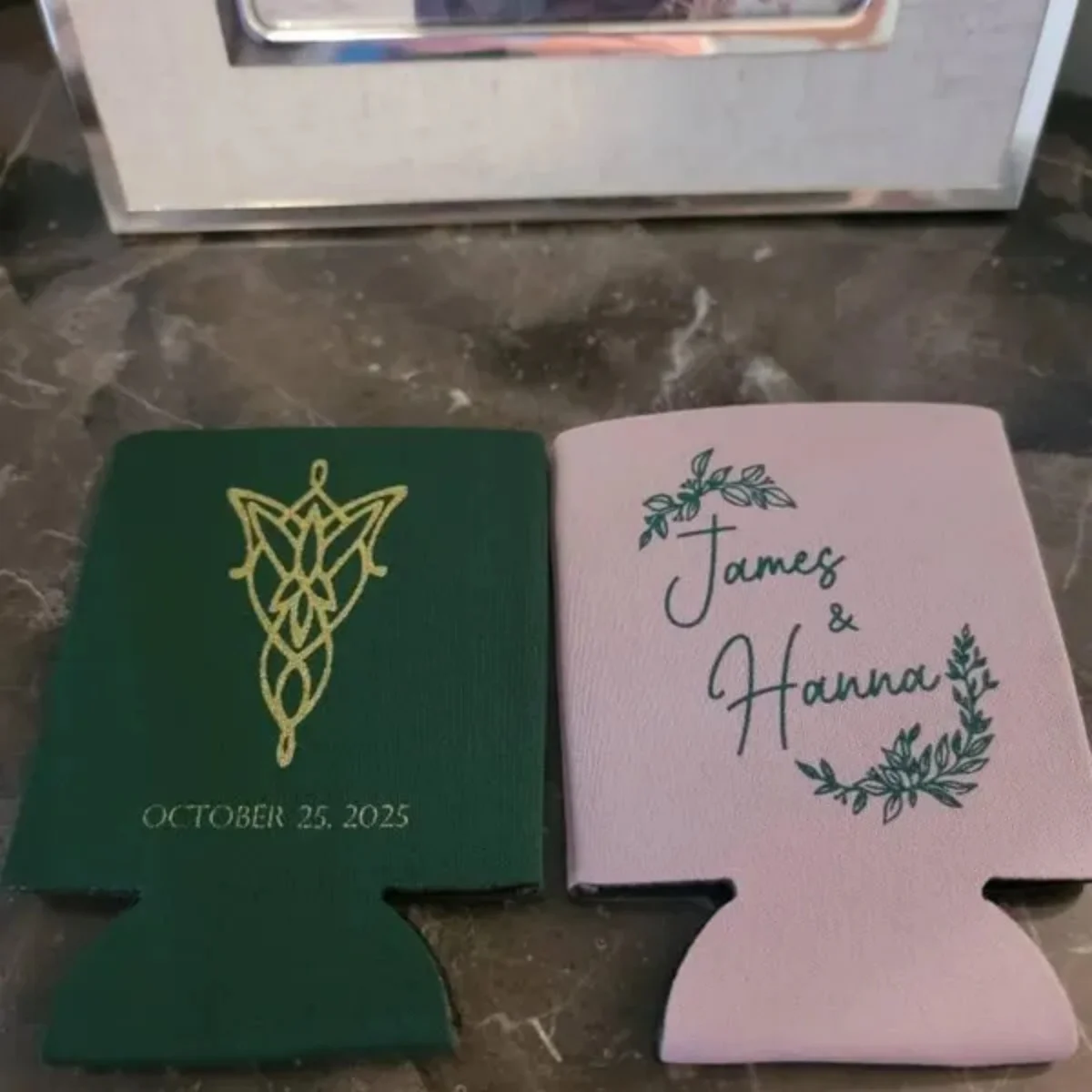 

10/20/30 шт. охладитель для свадебных банок на заказ, охладители для свадебных банок, персонализированные держатели для банок, персонализированные обниматели для пива, охладитель для банок