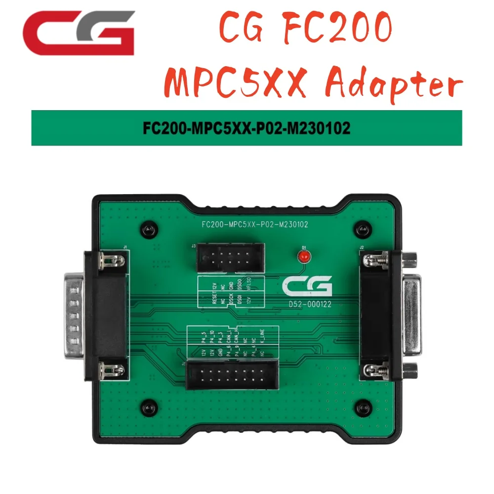 CGDI MPC5XX Adapter FC200-MPC5XX-P02-M230102 for BOSCH MPC5xx Read/Write Data on Bench Support EDC16/ ME9.0/ MED9.1/ MED9.5