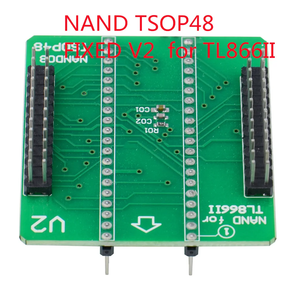 NAND TSOP48 FIXED V2 adapter board for XGecu TL866II Plus USB Universal Programmer SPI Flash no including TSOP48 ZIF socket