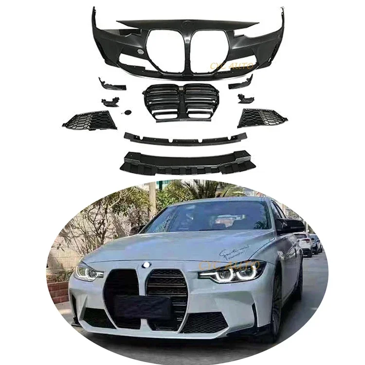 PP bodykit Car parts G80 G82 front bumper and rear bumper old to new style for  3series F30 F35 Mainland China