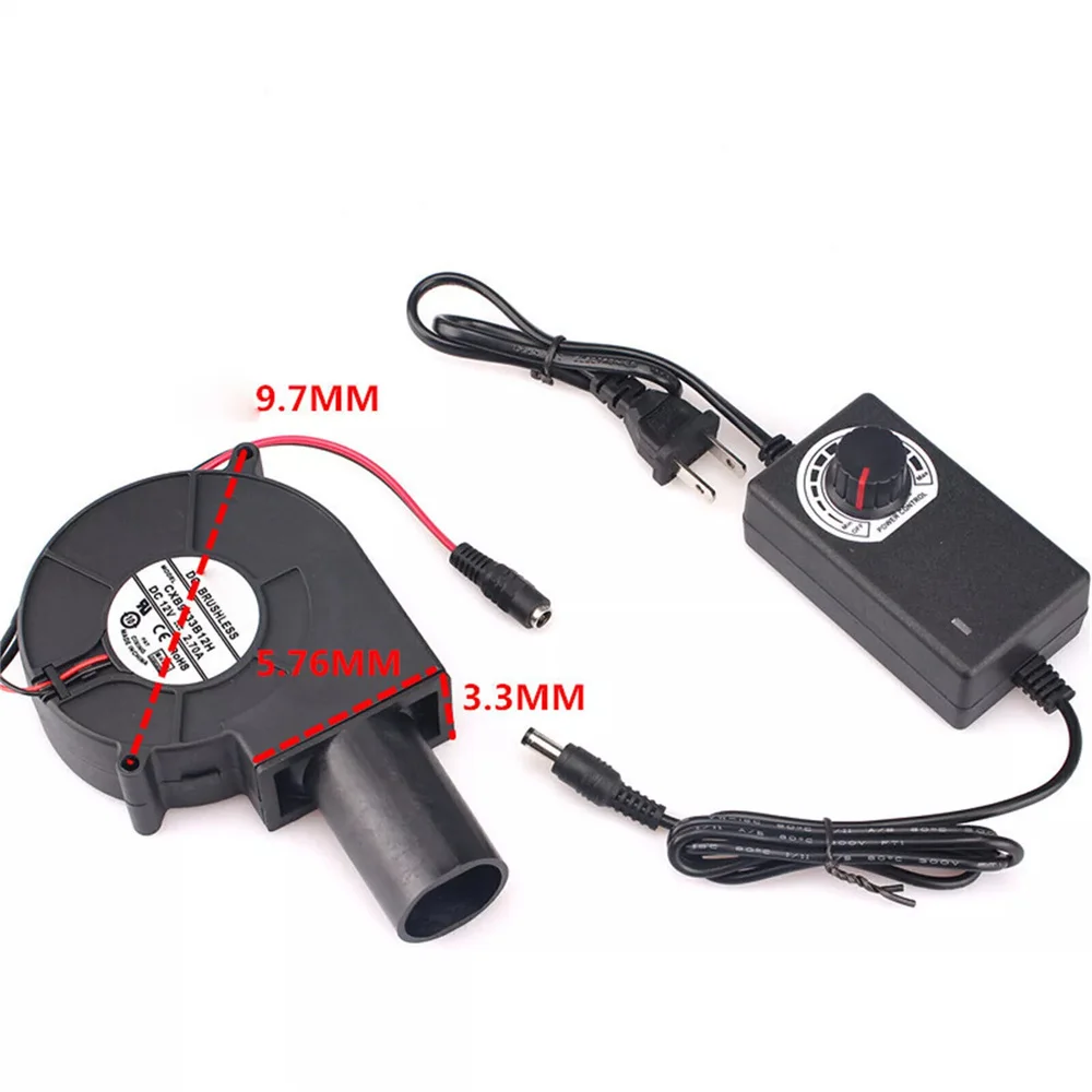 Speed Controller Blower Fan Blower Fan Cooking For BBQ Heater Blower For Car Portable Machine Stove AV Cabinet